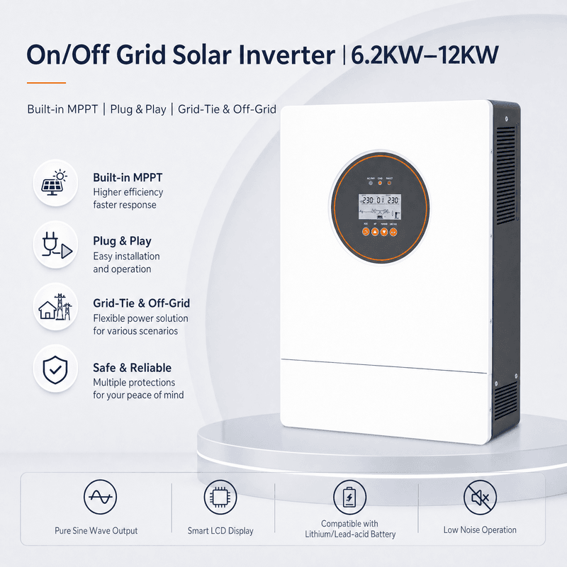 Inversor Solar Híbrido On/Off-Grid ES 6~12kW