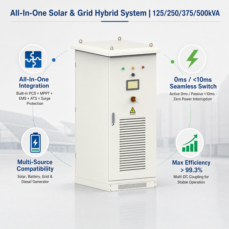 Sistema Solar Todo-en-Uno HAG2 125~500kVA